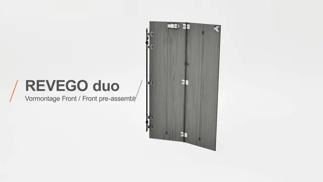 REVEGO duo Versiunea 2025 – Premontarea frontului