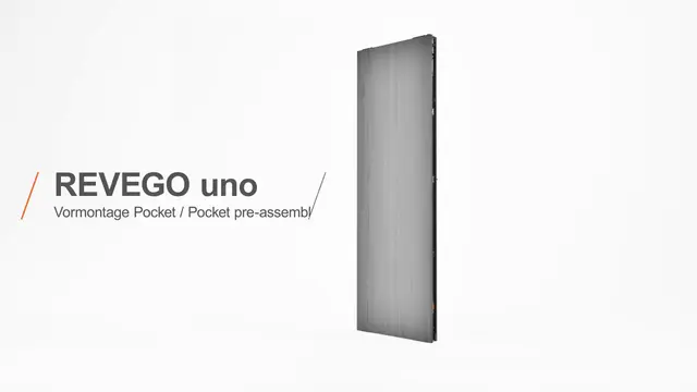 REVEGO uno Versiunea 2025 – Premontarea elementelor Pocket