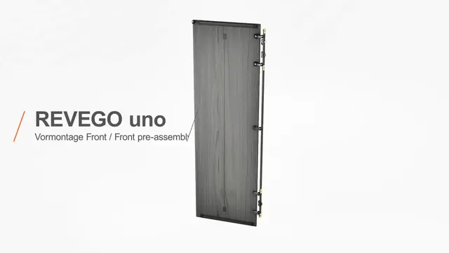 REVEGO uno Versiunea 2025 – Premontarea frontului