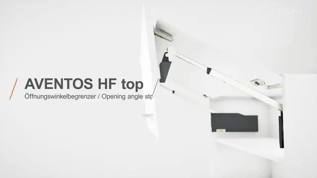 AVENTOS HF top – limitator al unghiului de deschidere