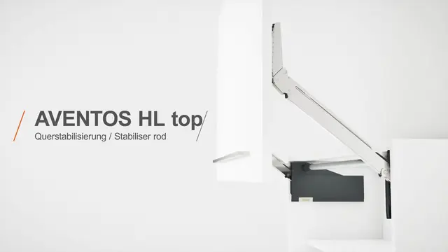 AVENTOS HL top – stabilizare transversală