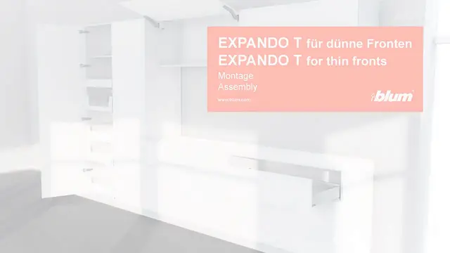 EXPANDO T pentru fronturi subţiri