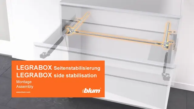 LEGRABOX Stabilizare laterală