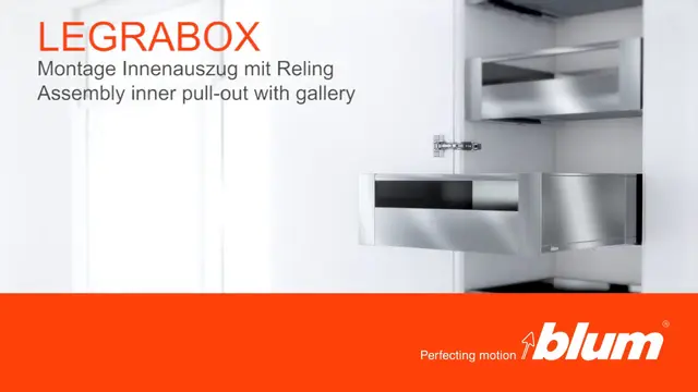 LEGRABOX Extragere interioară cu lonjeron transversal