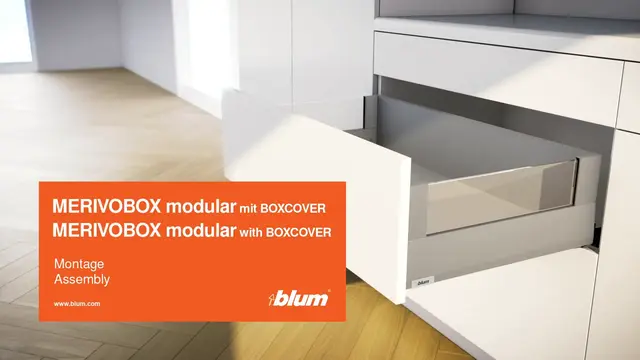 Montare MERIVOBOX modular cu BOXCOVER