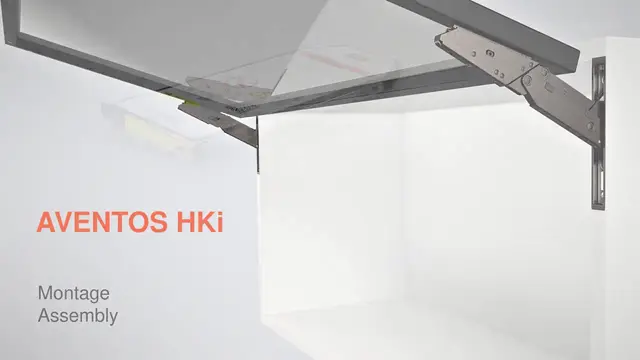 AVENTOS HKi - Montarea mecanismului de ridicare