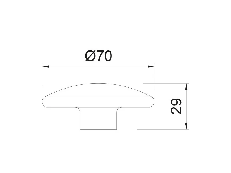 Desen tehnic cu dimensiuni — Buton 425