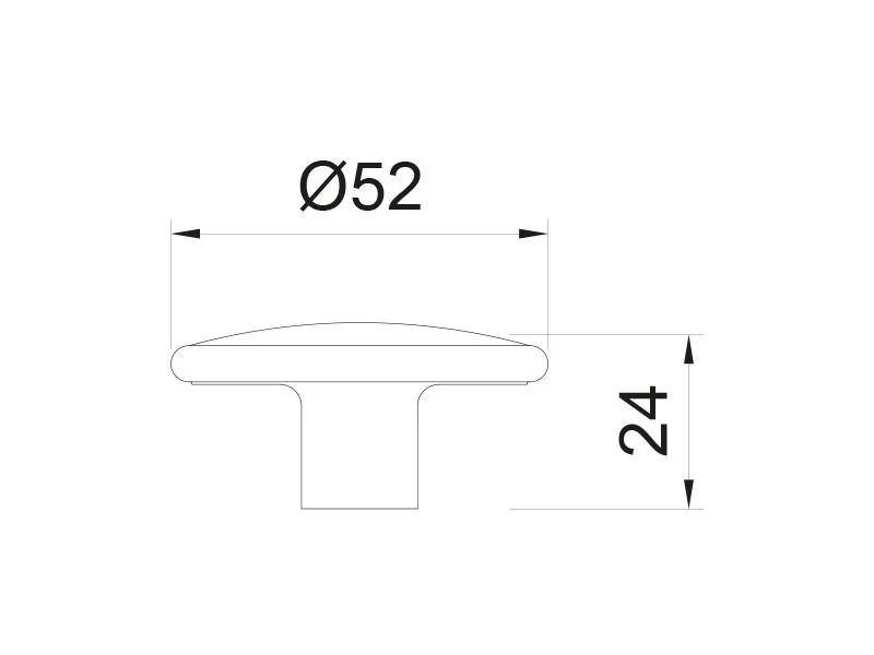 Desen tehnic cu dimensiuni — Buton 428