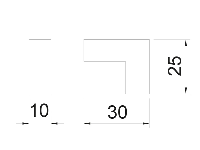 Desen tehnic cu dimensiuni — Buton ART 130