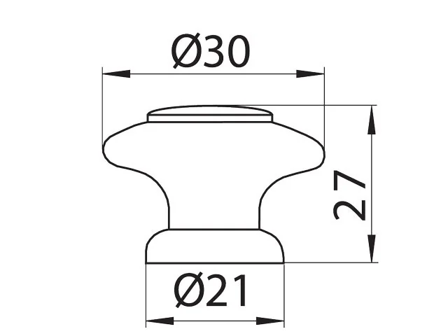Desen tehnic cu dimensiuni — Buton S 70–3
