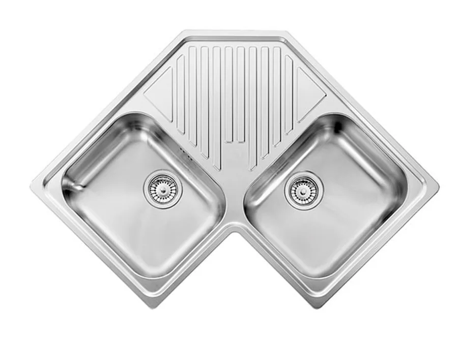 Chiuvetă inox de colț Ilaria