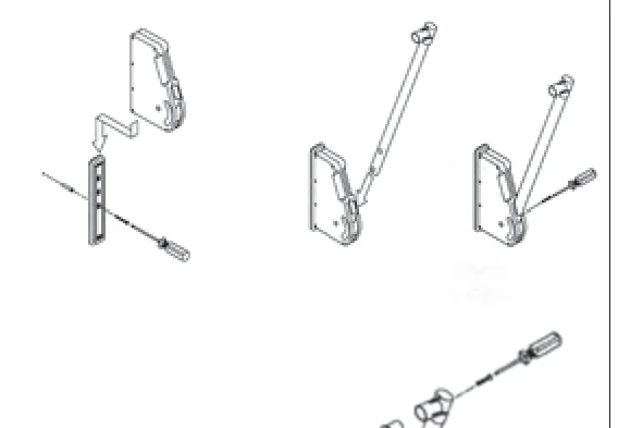 Desen tehnic cu dimensiuni — Lift de perete 800