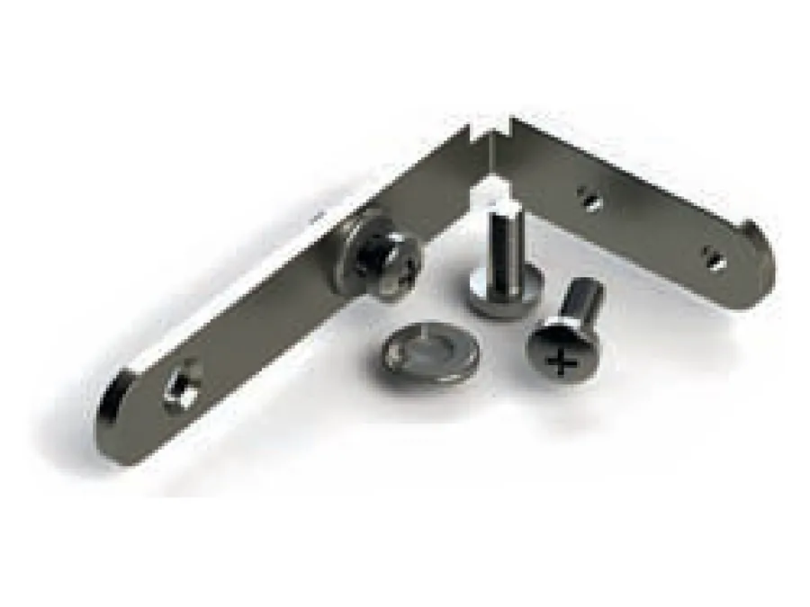 Element metalic tip L pentru fixarea profilelor Gola