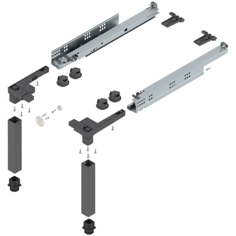 SPACE STEP set, Plastic/oţel