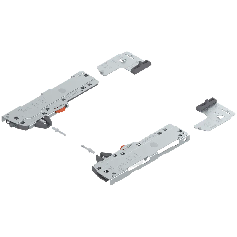 set (Unitate TIP-ON BLUMOTION + Declanşator + Adaptor), pentru LEGRABOX, pentru MOVENTO, L3 (15-40 kg), Greutate totală a extragerii=15-40 kg