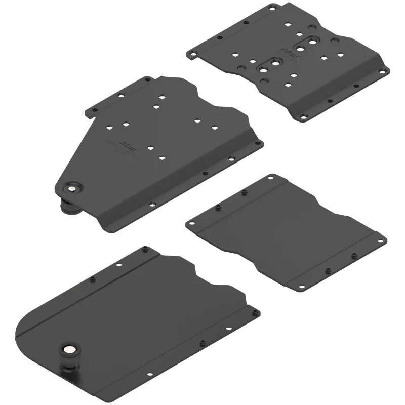 Conector tip pocket set, pentru dulap montat pe blatul de lucru, pentru Grosime laterală pocket 18 până la 19 mm, Oţel, de prins cu şurub — imaginea 2
