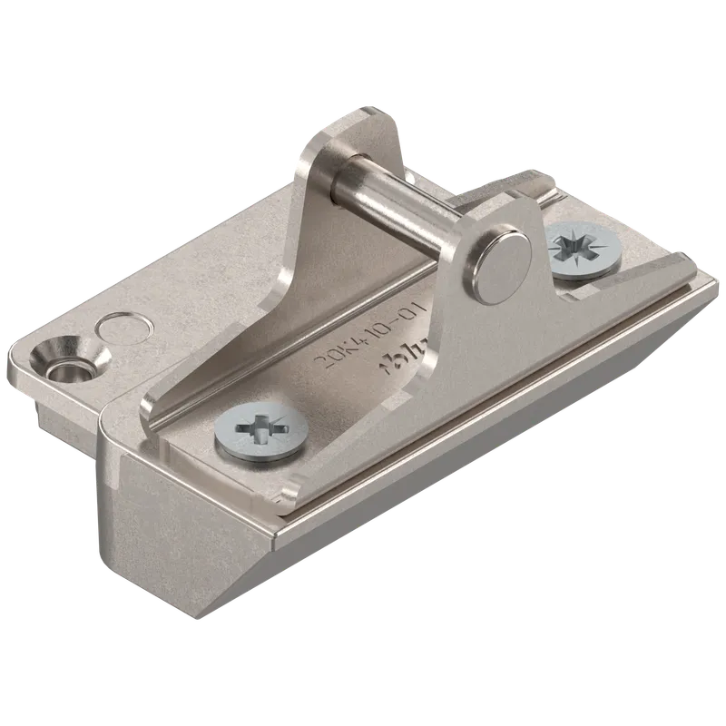AVENTOS HK-XS, sistem de ridicare pentru uşă pivotantă, Cuplaj de front pentru rame înguste de aluminiu, prin şuruburi