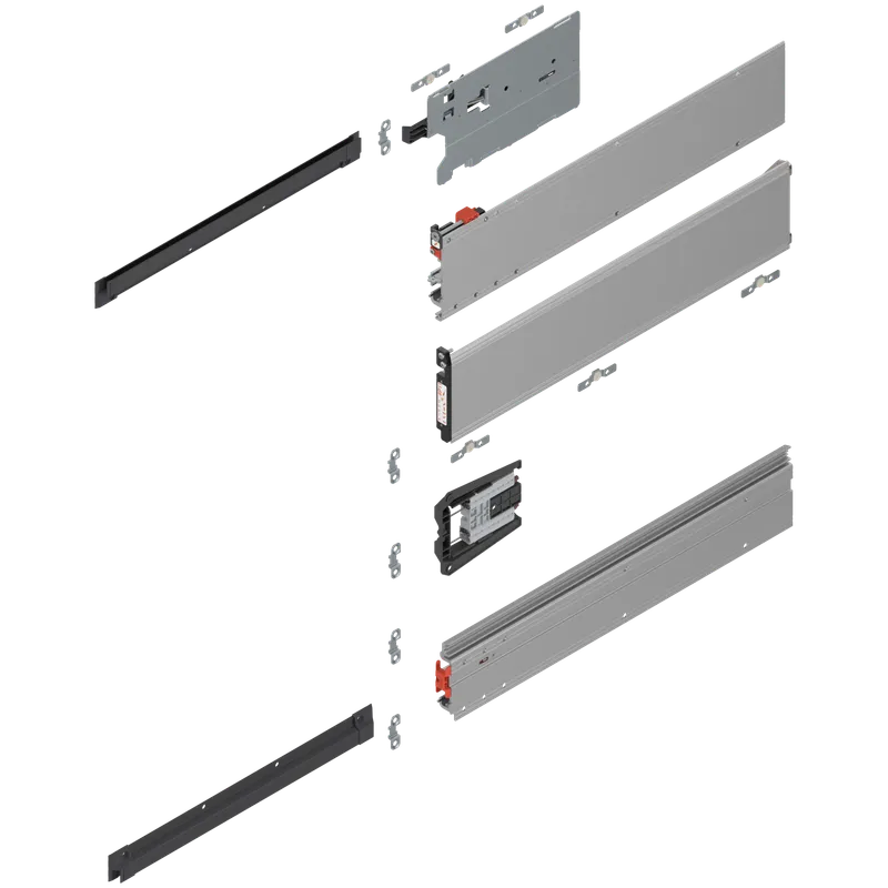 REVEGO uno, Şină de glisare tip pocket set — imaginea 6