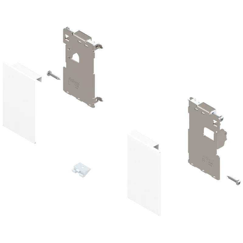 LEGRABOX Suporturi de front, montat cu şurub pentru distanţier, pentru sertar interior, pentru LEGRABOX pure — imaginea 3