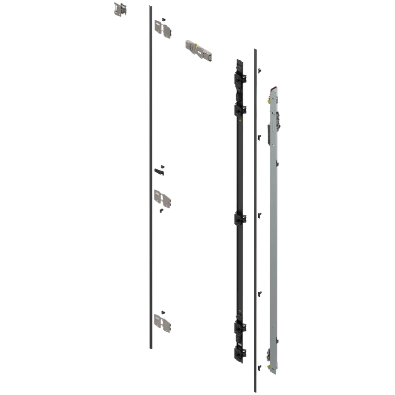 Uşă dublă, Suport balama set, pentru Înălţime pocket 2407–2556 mm — imaginea 2