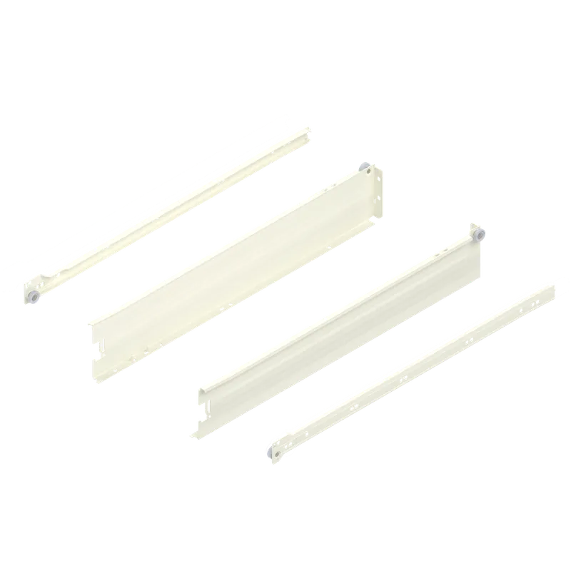 Laterală din oţel METABOX, M (86 mm), Extragere parţială, Versiune cu gheare — imaginea 7