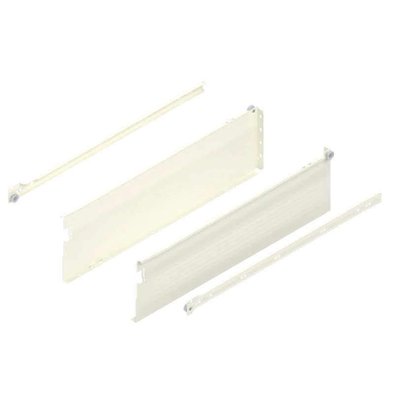 Laterală din oţel METABOX, H (150 mm), Extragere parţială, Versiune cu gheare — imaginea 6