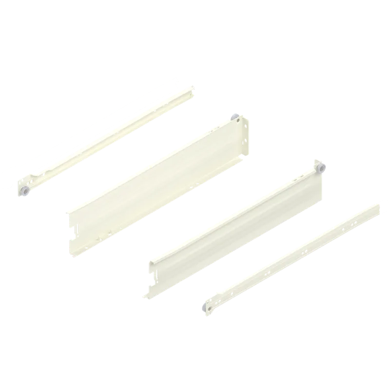 Laterală din oţel METABOX, M (86 mm), Extragere parţială, Versiune cu gheare — imaginea 5