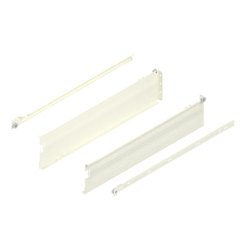 Laterală din oţel METABOX, K (118 mm), Extragere parţială, Versiune cu gheare — imaginea 6