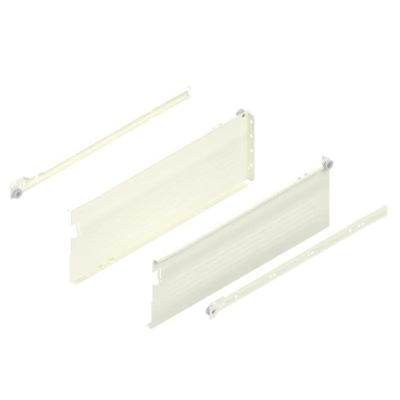 Laterală din oţel METABOX, H (150 mm), Extragere parţială, Versiune cu gheare — imaginea 4
