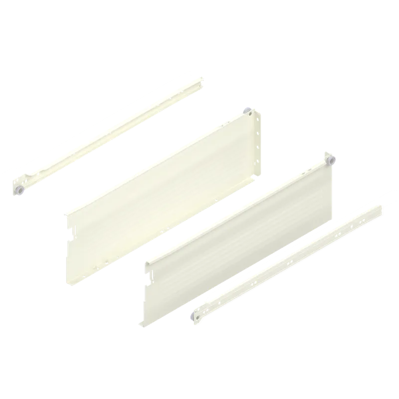 Laterală din oţel METABOX, H (150 mm), Extragere parţială, Versiune cu gheare — imaginea 5