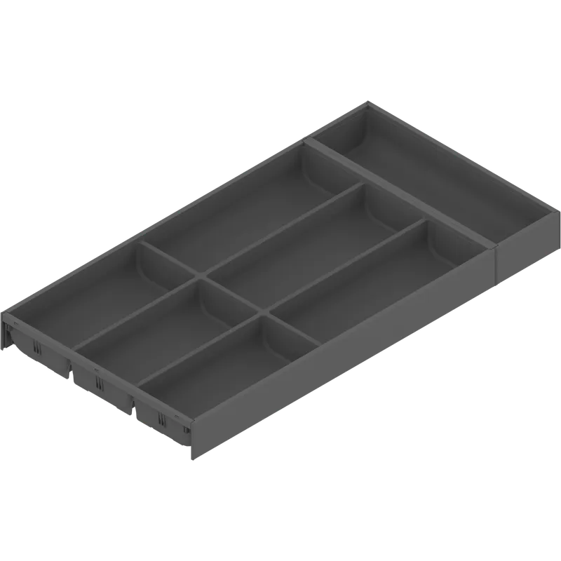 AMBIA-LINE Organizator pt tacâmuri, pentru LEGRABOX/MERIVOBOX Sertar, Plastic/oţel, 7 Compartimente pt tacâmuri