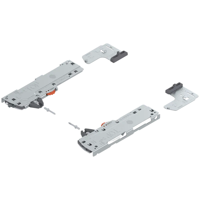 set (Unitate TIP-ON BLUMOTION + Declanşator + Adaptor), pentru LEGRABOX, pentru MOVENTO, L1 (până la 20 kg), Greutate totală a extragerii=0-20 kg
