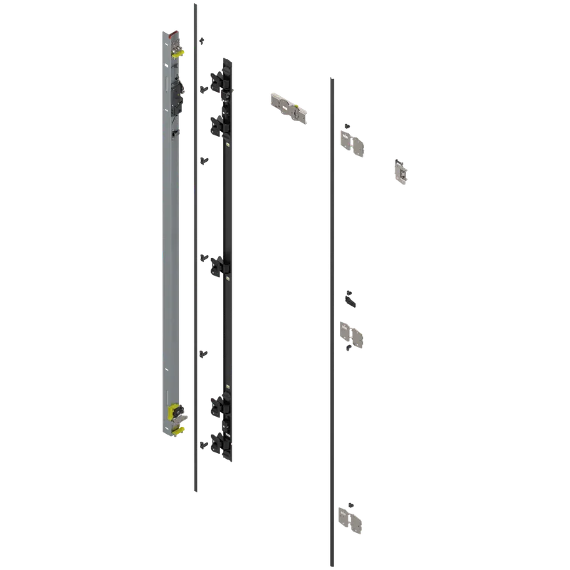 Uşă dublă, Suport balama set, pentru Înălţime pocket 2257–2406 mm