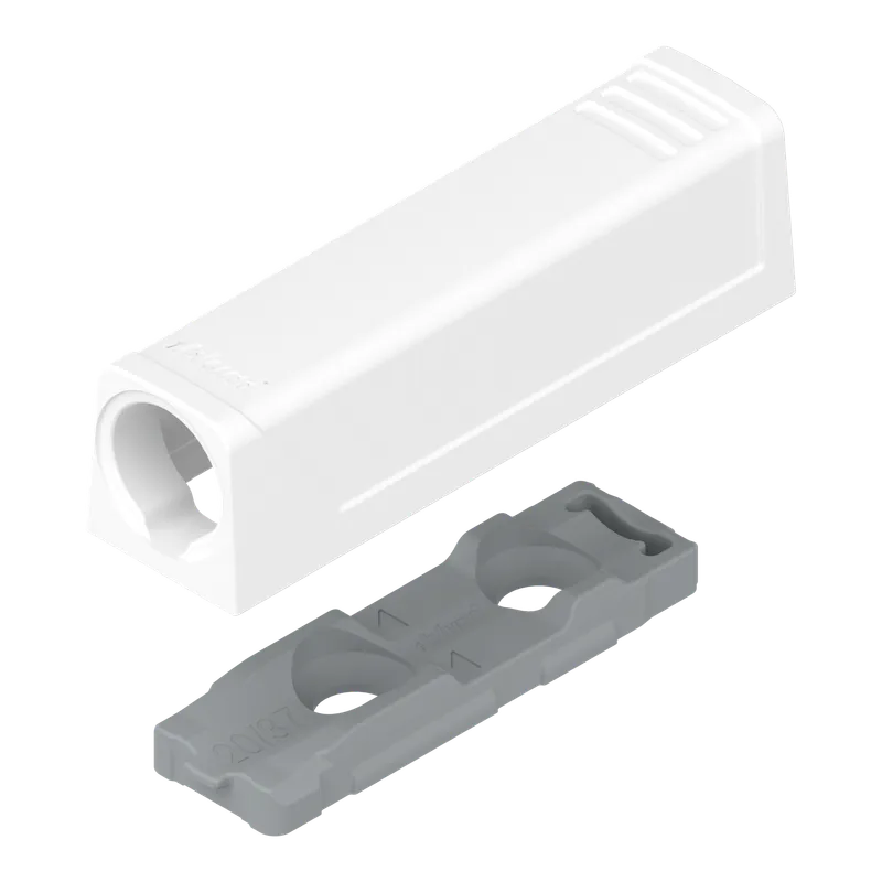 Plăcuţă de adaptare TIP-ON pentru uşi, Versiune scurtă, dreaptă, Şuruburi