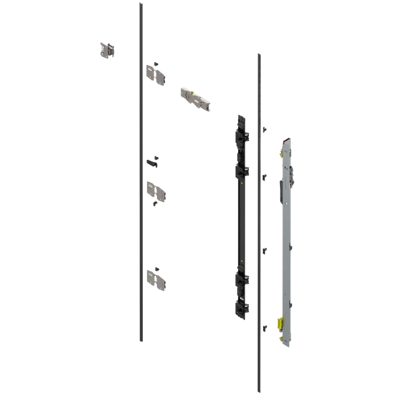 Uşă dublă, Suport balama set, pentru Înălţime pocket 1507–1656 mm — imaginea 2