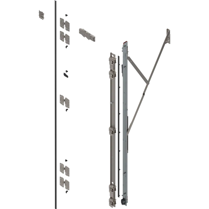 Uşă dublă, Suport balama set, cu TIP-ON, pentru Înălţime pocket 2107–2256 mm — imaginea 2
