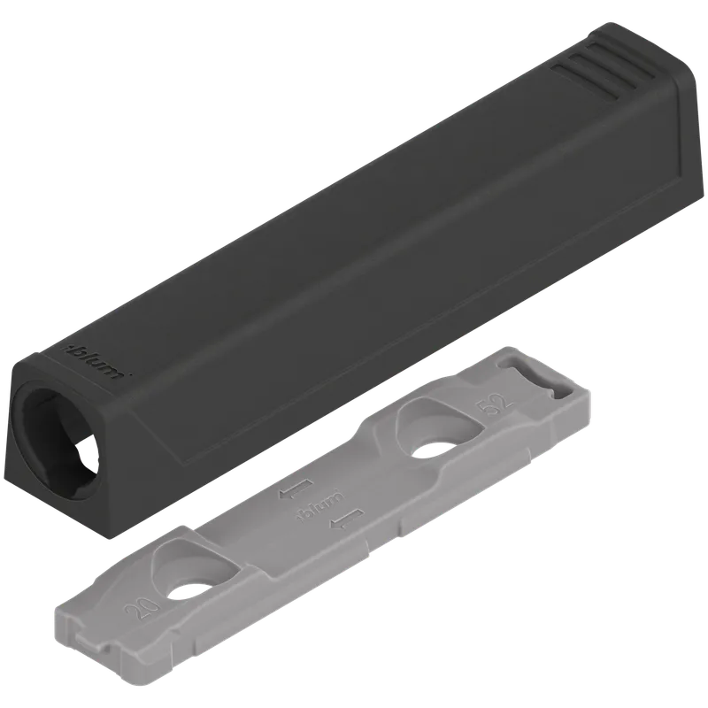 Plăcuţă de adaptare TIP-ON pentru uşi, Versiune lungă, dreaptă, Şuruburi — imaginea 3