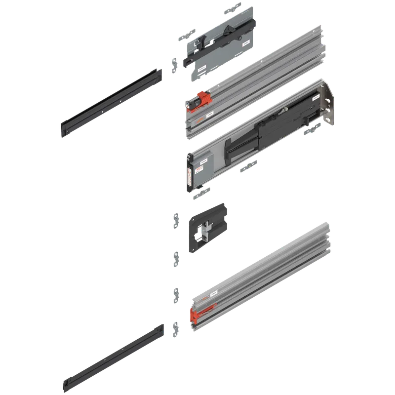REVEGO uno, Şină de glisare tip pocket set — imaginea 4