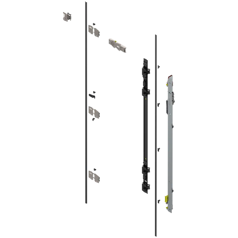 Uşă dublă, Suport balama set, pentru Înălţime pocket 1657–1806 mm — imaginea 2