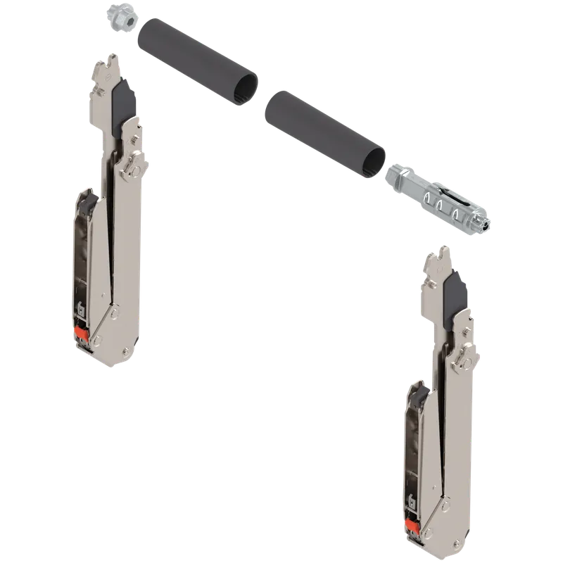 Sistem de ridicare pentru uşă paralelă AVENTOS HL top, Pârghie (set), KH=340-389 mm, simetric — imaginea 2