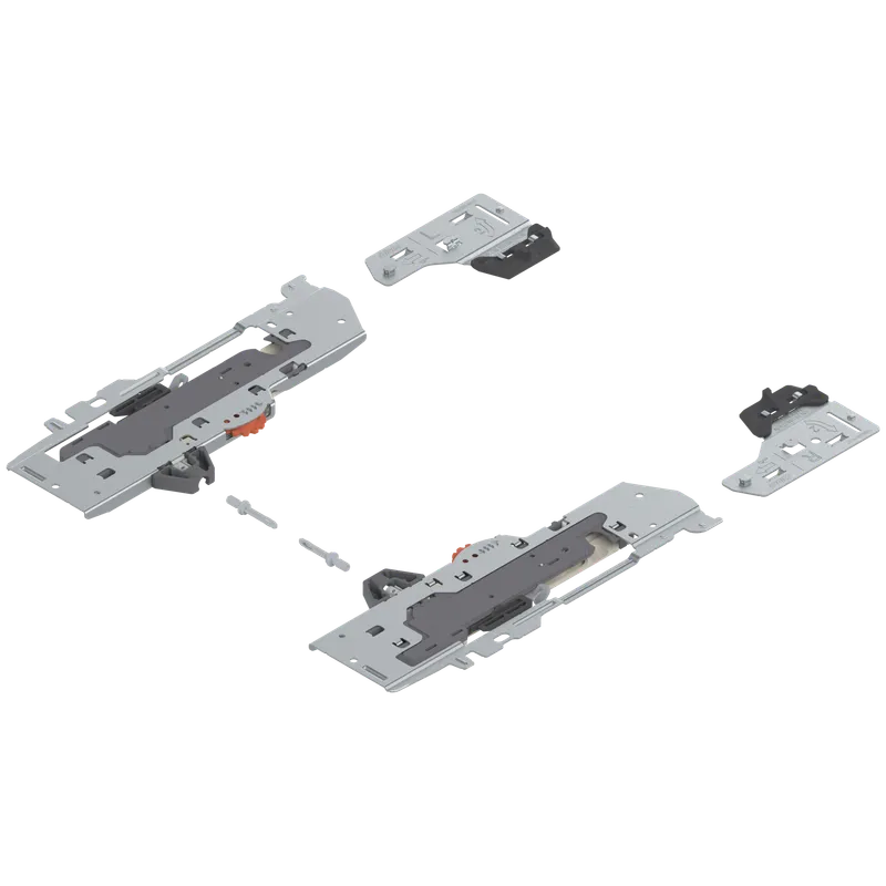 set (Unitate TIP-ON BLUMOTION + Declanşator + Adaptor), pentru TANDEMBOX, S0 (până la 10 kg), Greutate totală a extragerii=0-10 kg