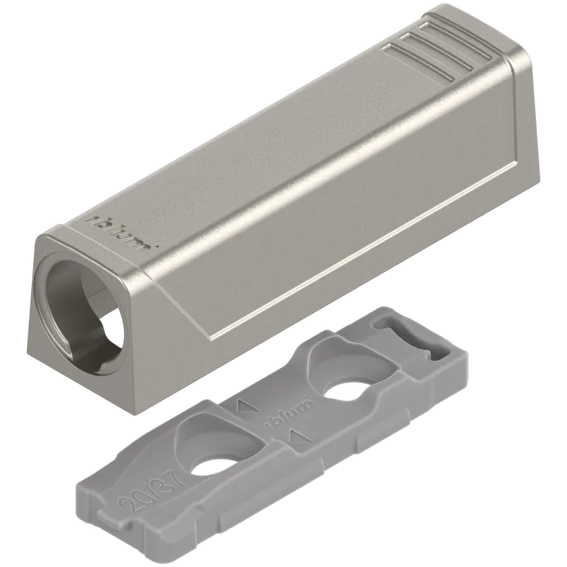 Plăcuţă de adaptare TIP-ON pentru uşi, Versiune scurtă, dreaptă, Şuruburi — imaginea 3