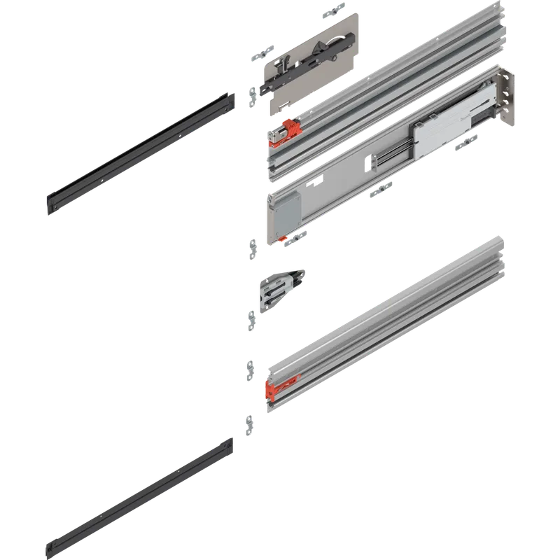 REVEGO uno, Şină de glisare tip pocket set — imaginea 3
