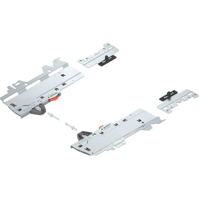 set (Unitate TIP-ON BLUMOTION + Declanşator + Adaptor), pentru MERIVOBOX, S0 (până la 10 kg), Greutate totală a extragerii=0-10 kg