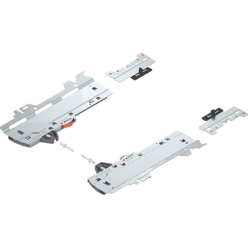 set (Unitate TIP-ON BLUMOTION + Declanşator + Adaptor), pentru MERIVOBOX, L3 (15-40 kg), Greutate totală a extragerii=15-40 kg