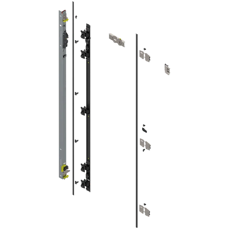 Uşă dublă, Suport balama set, pentru Înălţime pocket 2107–2256 mm