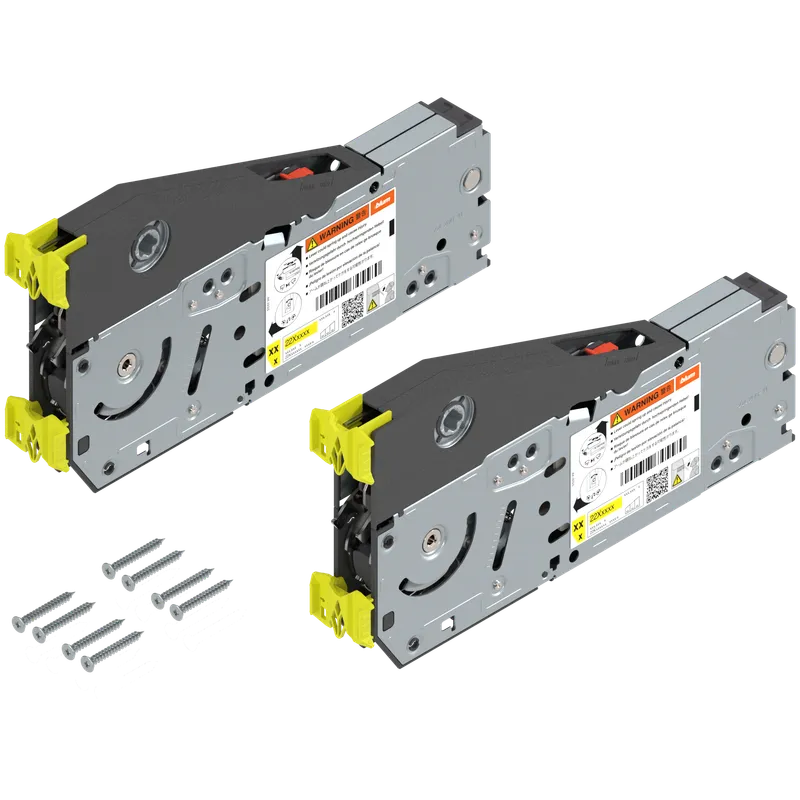 Sistem de ridicare pentru uşă paralelă AVENTOS HL top, Mecanism de ridicare (set), KH=390-580 mm, prin înşurubare, pentru Potrivit pentru SERVO-DRIVE