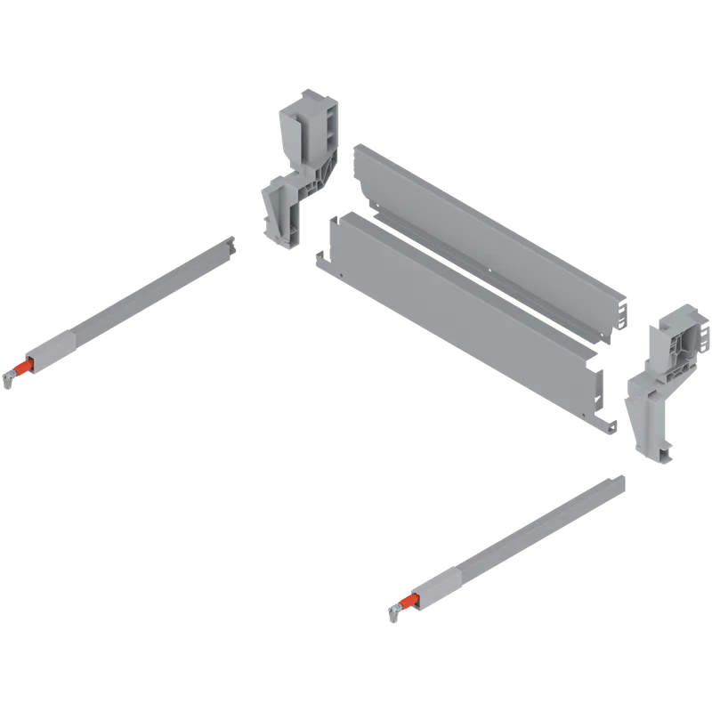 TANDEMBOX Spate metalic pentru extragerea suspendată pentru coşul de gunoi, 5 mm), LW=560-564 mm