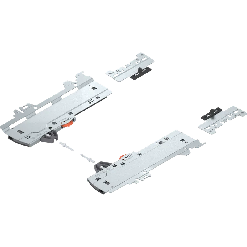 set (Unitate TIP-ON BLUMOTION + Declanşator + Adaptor), pentru MERIVOBOX, L5 (35-70 kg), Greutate totală a extragerii=35-70 kg