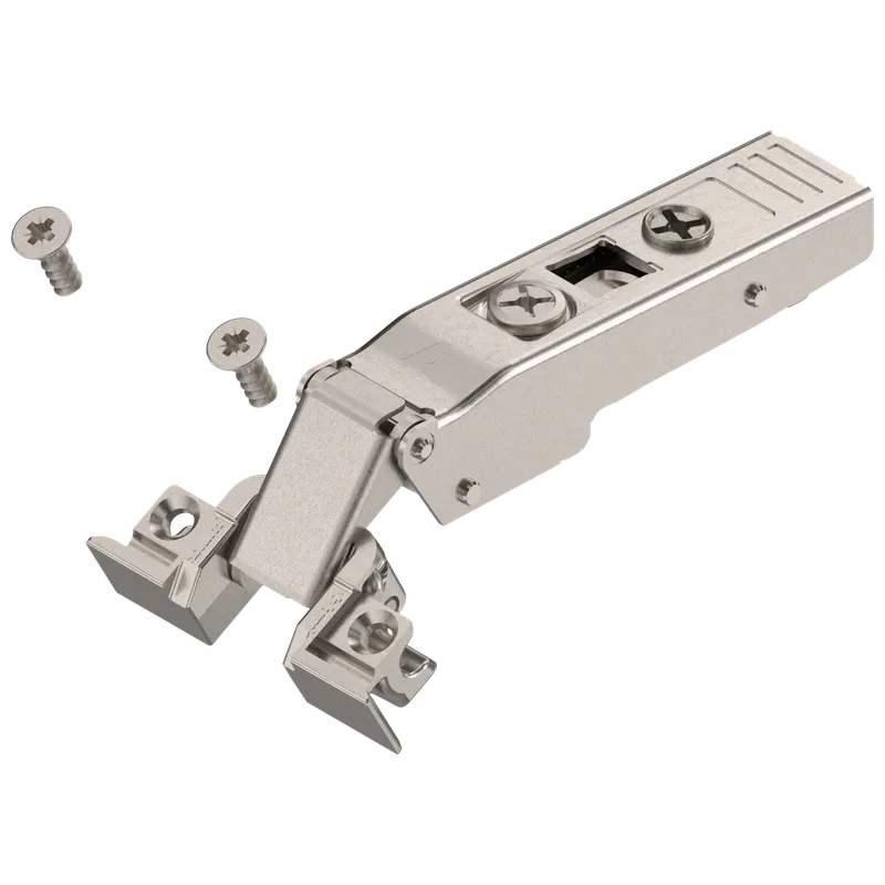 CLIP top Balama pentru ramă de aluminiu 120°, Uşă aplicată, fără arc, Oală: şuruburi